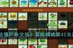 植物大战僵尸杂交版冒险关攻略图文详解通关流程