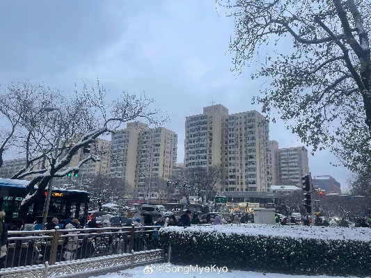 北京初雪，银装素裹下的都市魅力