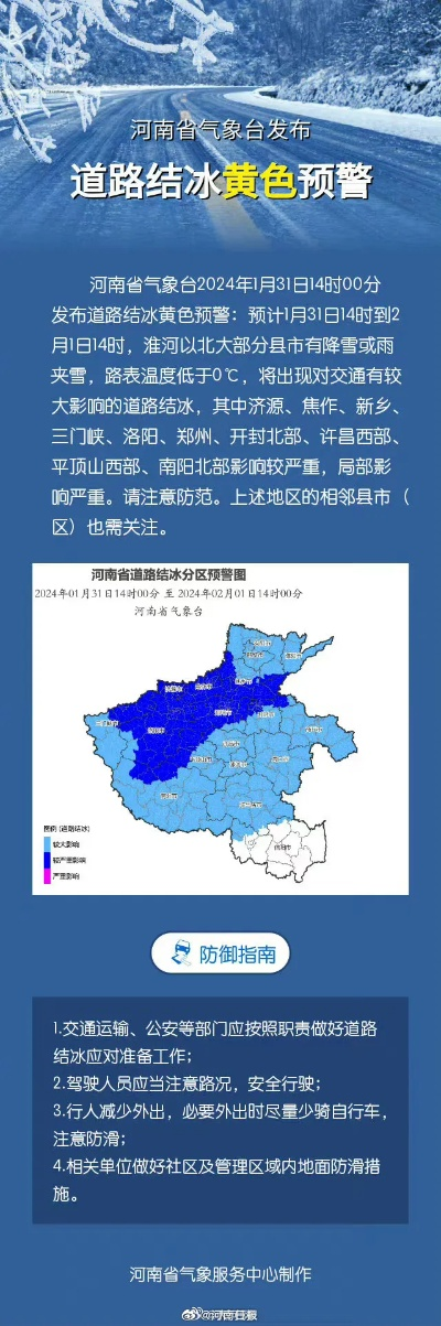 河南暴雪预警，应对冬季极端天气的挑战